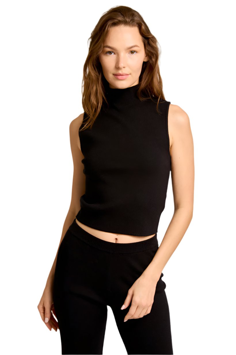 Isla Sleeveless Sweater Top