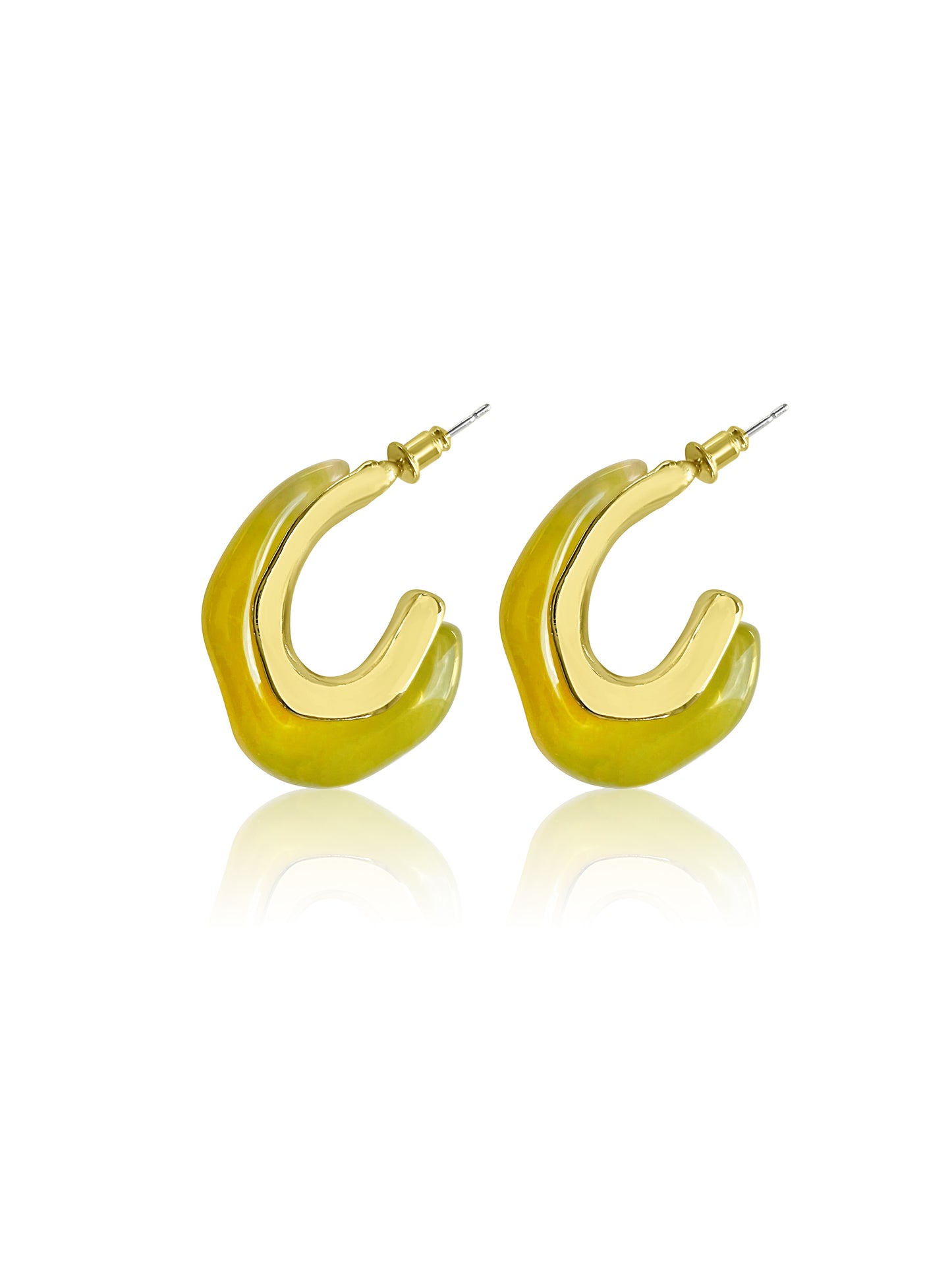 Twisted Acrylic Earrings