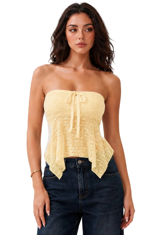 Lacy Tube Top