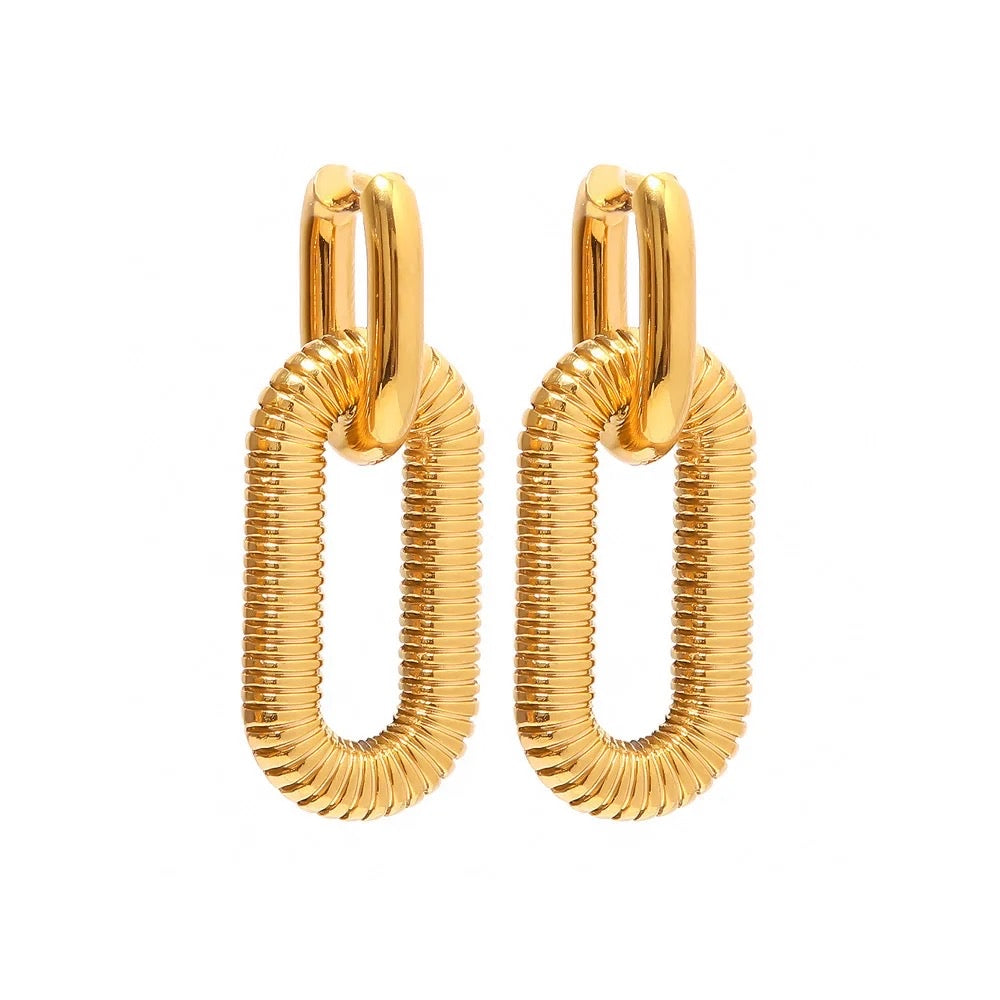 Gold Drop Earring