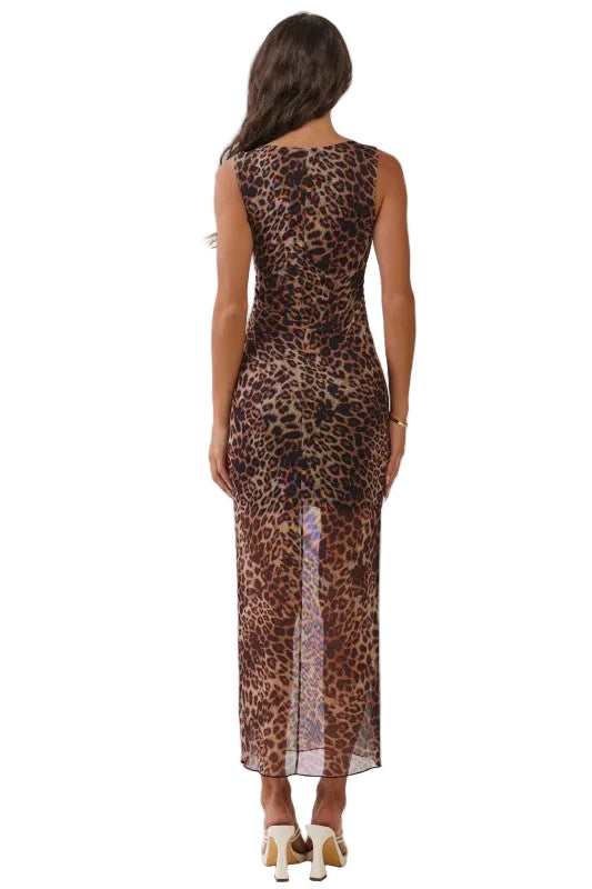 Jasmine Leopard Dress