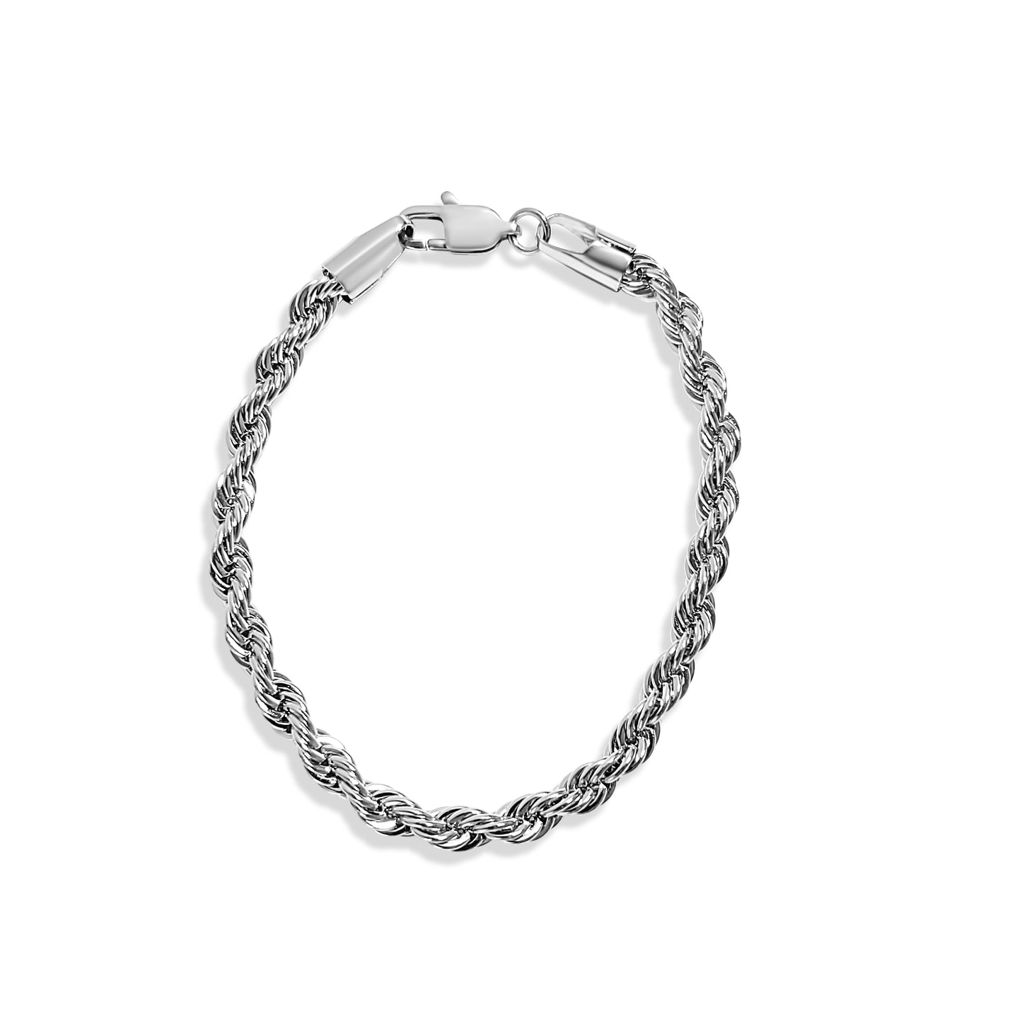 Silver Rope Bracelet